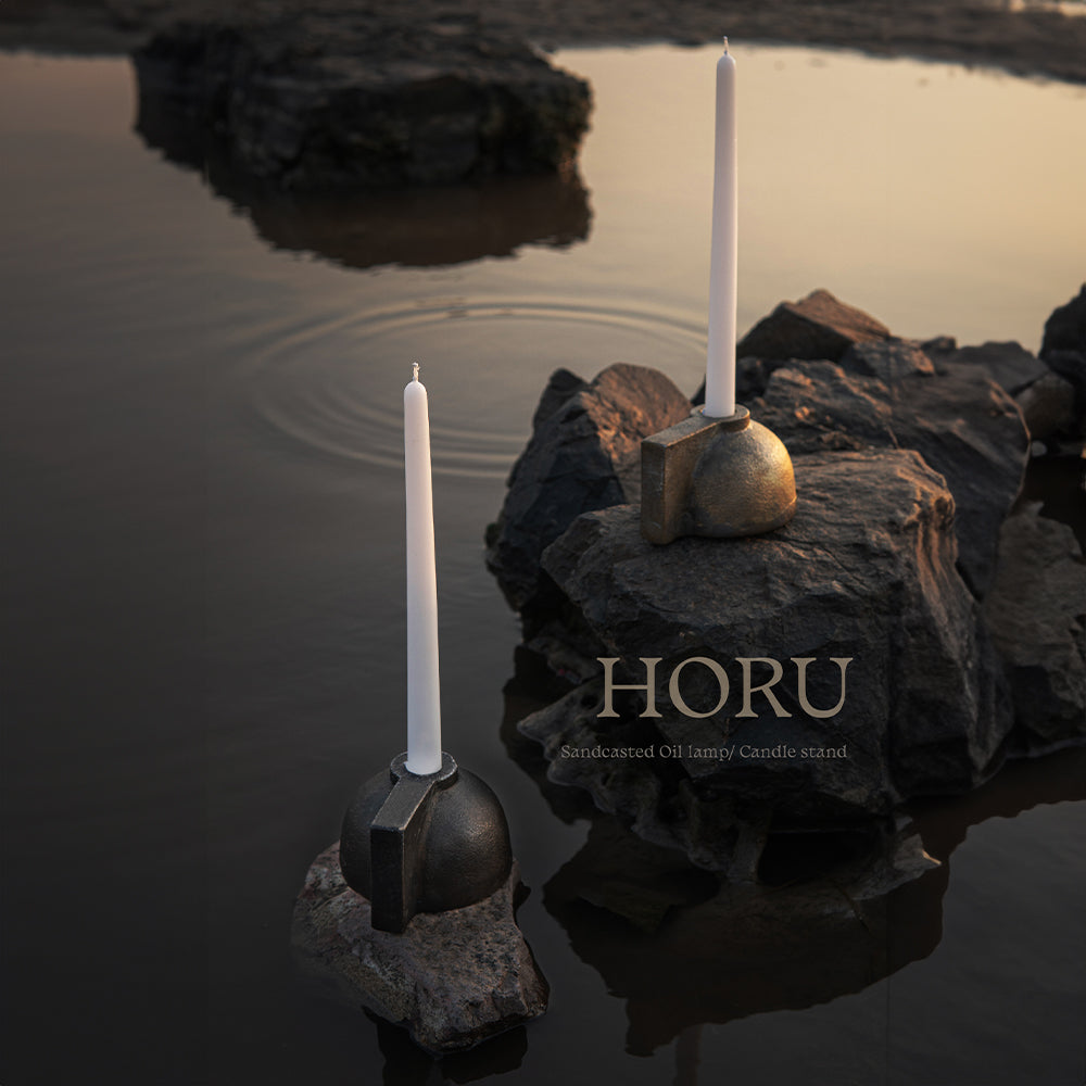 Horu - Diya &amp; Candle Stand