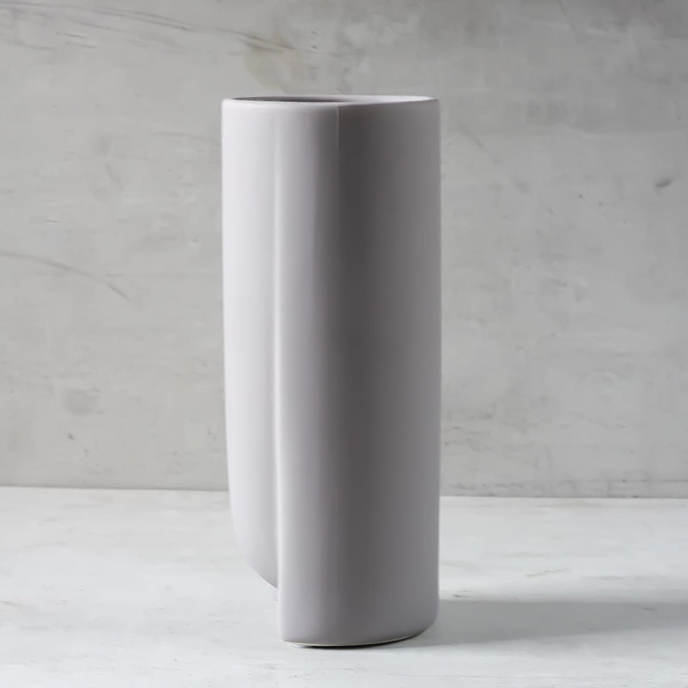 Bardo Grey Ceramic Vase