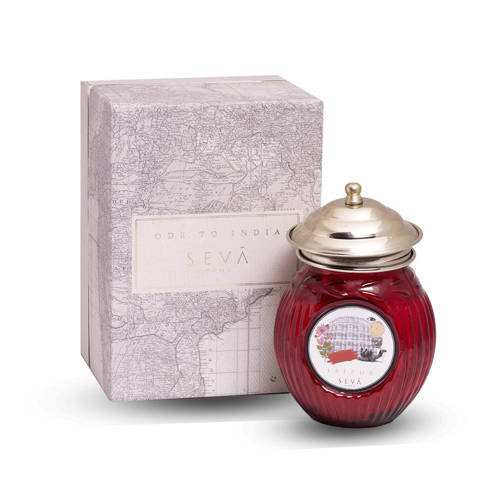 SEVA HOME Ode to India - Pink City Elegance Jaipur Candle