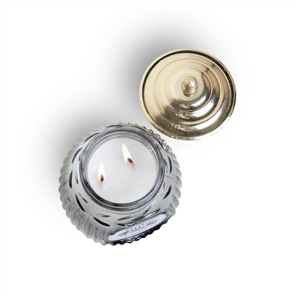 SEVA HOME Ode to India -Set Of 2 - Essence of Darjeeling &amp; Kochi Candle Set